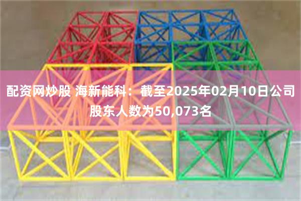 配资网炒股 海新能科：截至2025年02月10日公司股东人数为50,073名